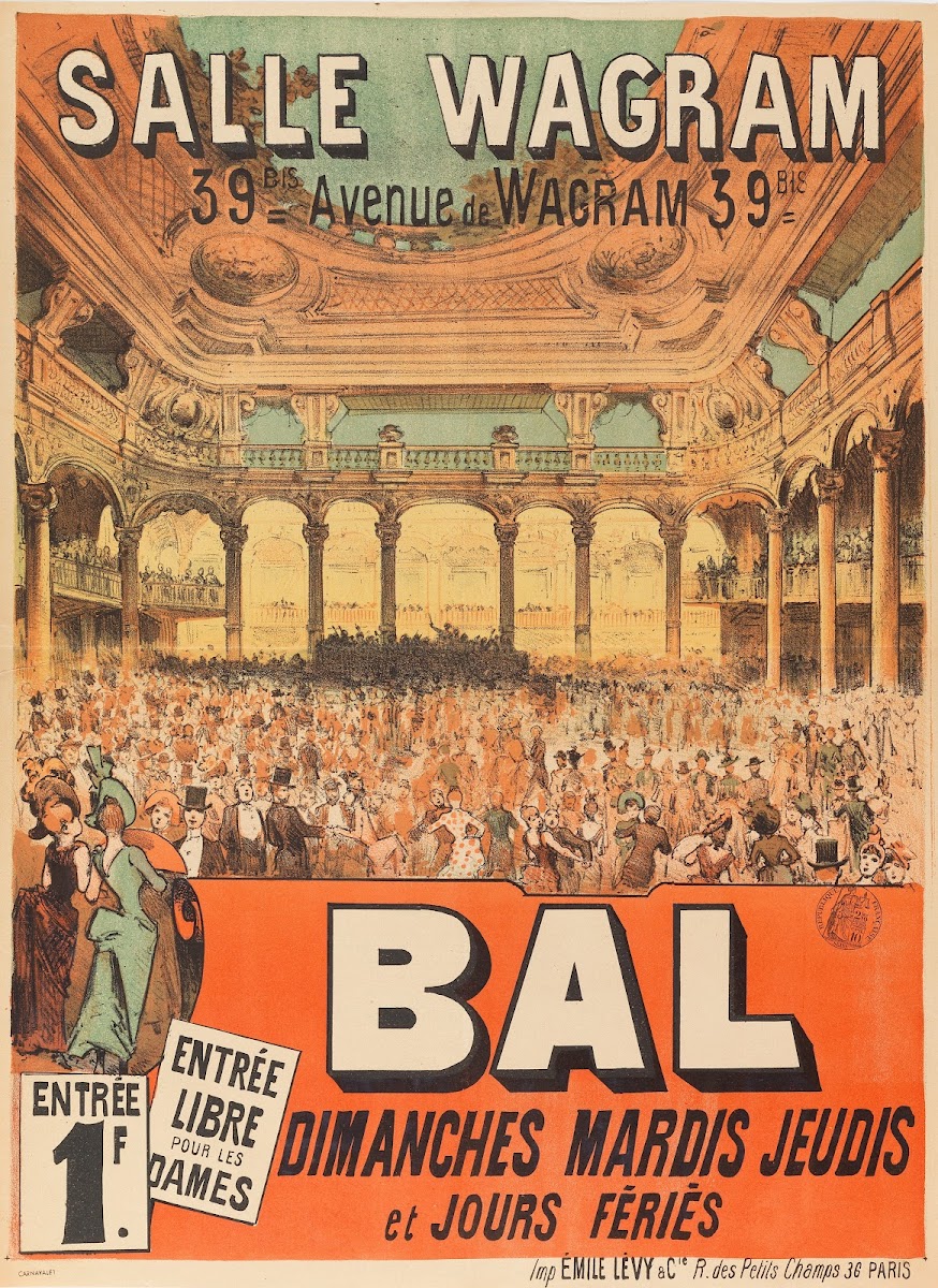 Salle Wagram 39 Bis Avenue De Wagram 39 Bis Bal Dimanches Mardis Jeudis Et Jours