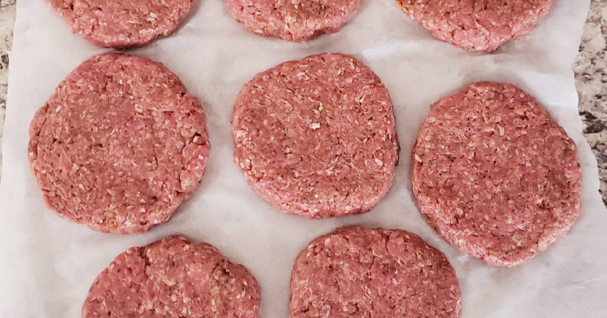 Nhân burger bò