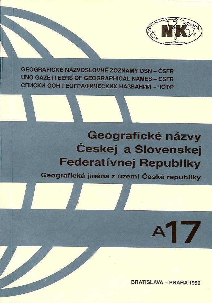 Geografické názvy Českej a Slovenskej Federatívnej Republiky