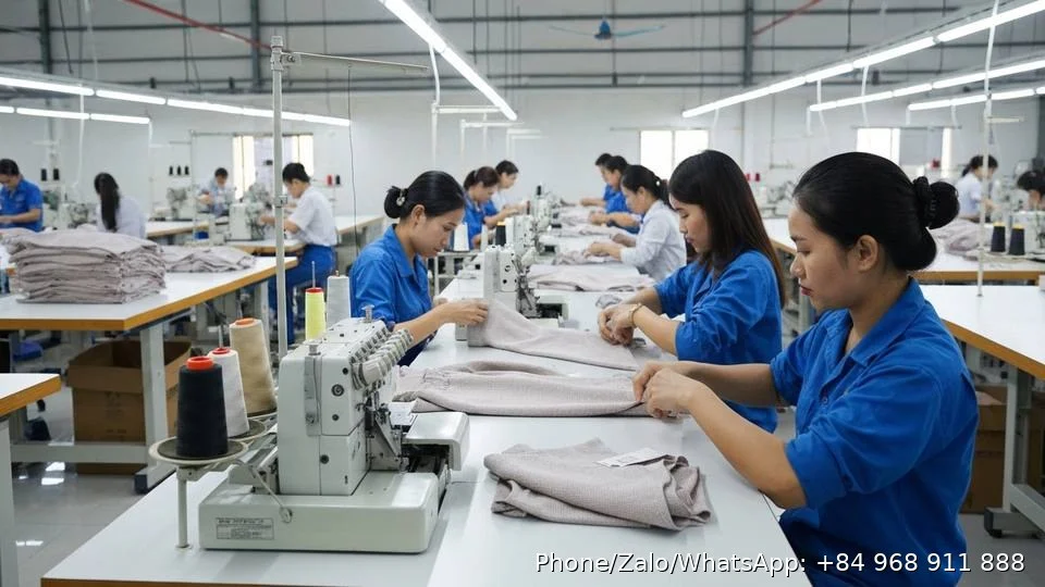 small sewing factory - Gold Garment Vietnam