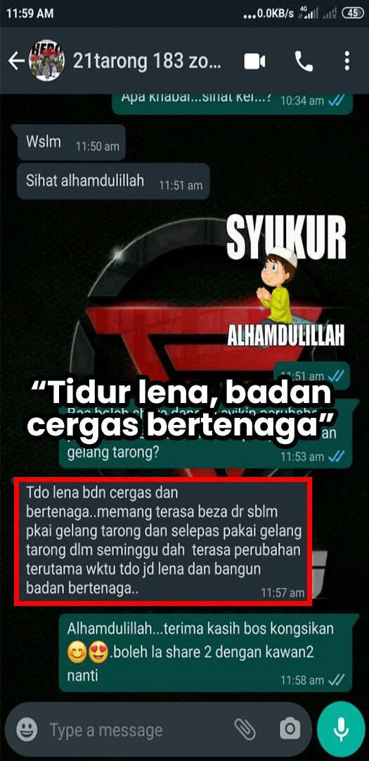 Testimoni Bangun Segar