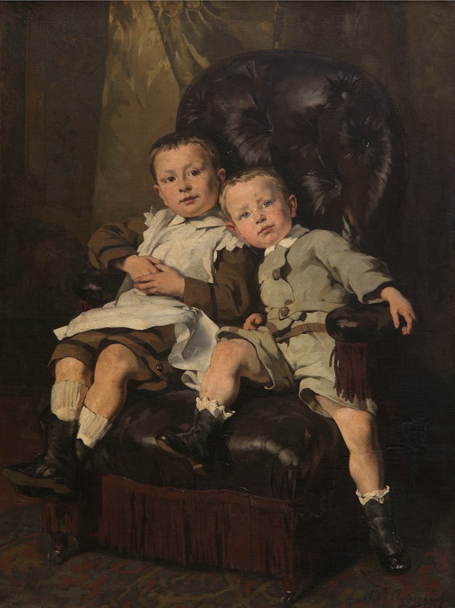 Paul and Edmond Roger the Artists Stepchildren 1872