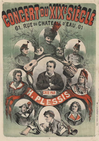 Concert du XIXe siècle 61 rue du chateau deau 61 créé par H Plessis 1877