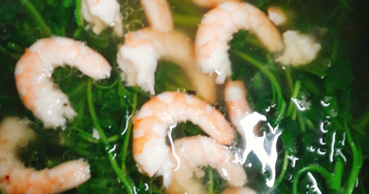 Sà lách xoan nấu tép