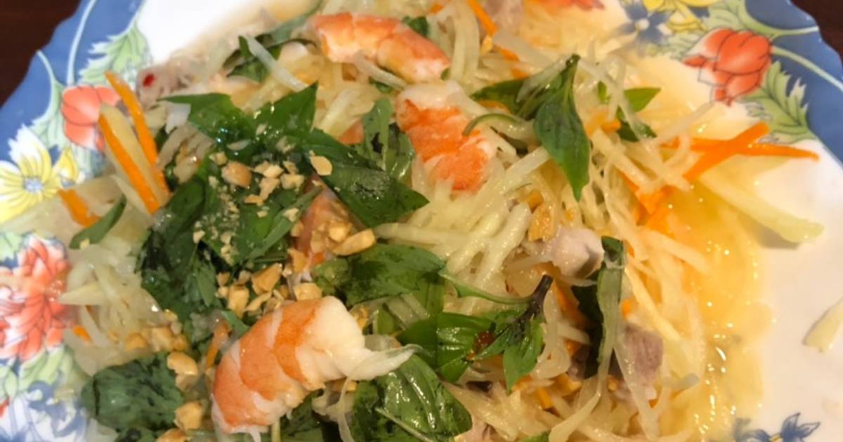 Gỏi đu đủ tôm thịt
