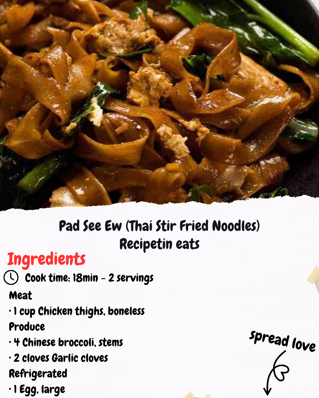 Pad See Ew (Thai Stir Fried Noodles) Recipetin eats
