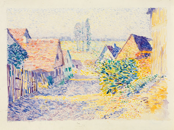 Dorfstraße in Leopoldshafen II 1907