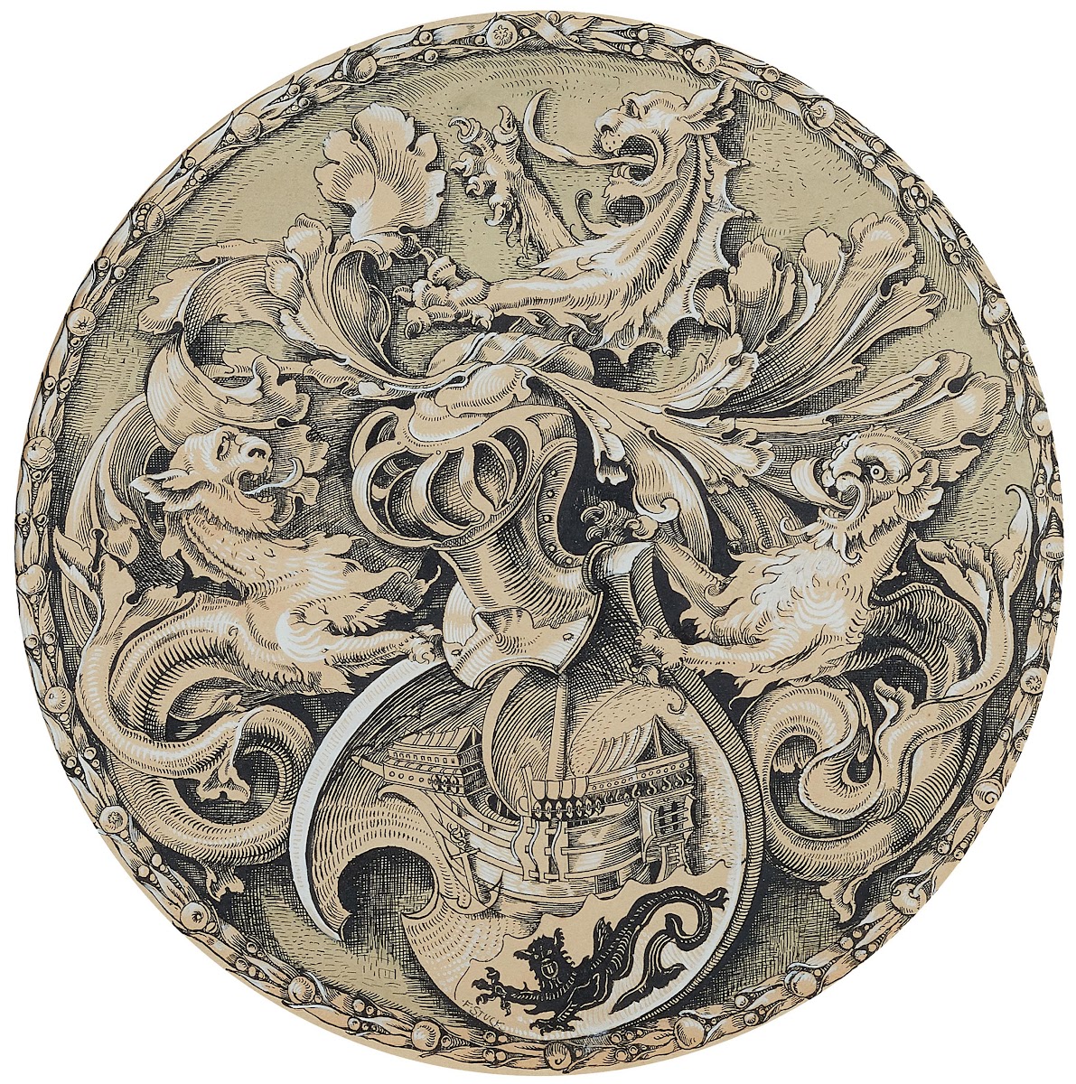 Entwurf für ein Wappen 1882