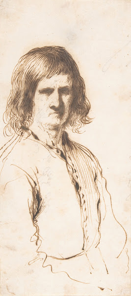 Portrait of Morose Man in Half Length 15911666