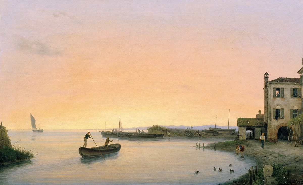 Chioggia vor Sonnenaufgang 1838
