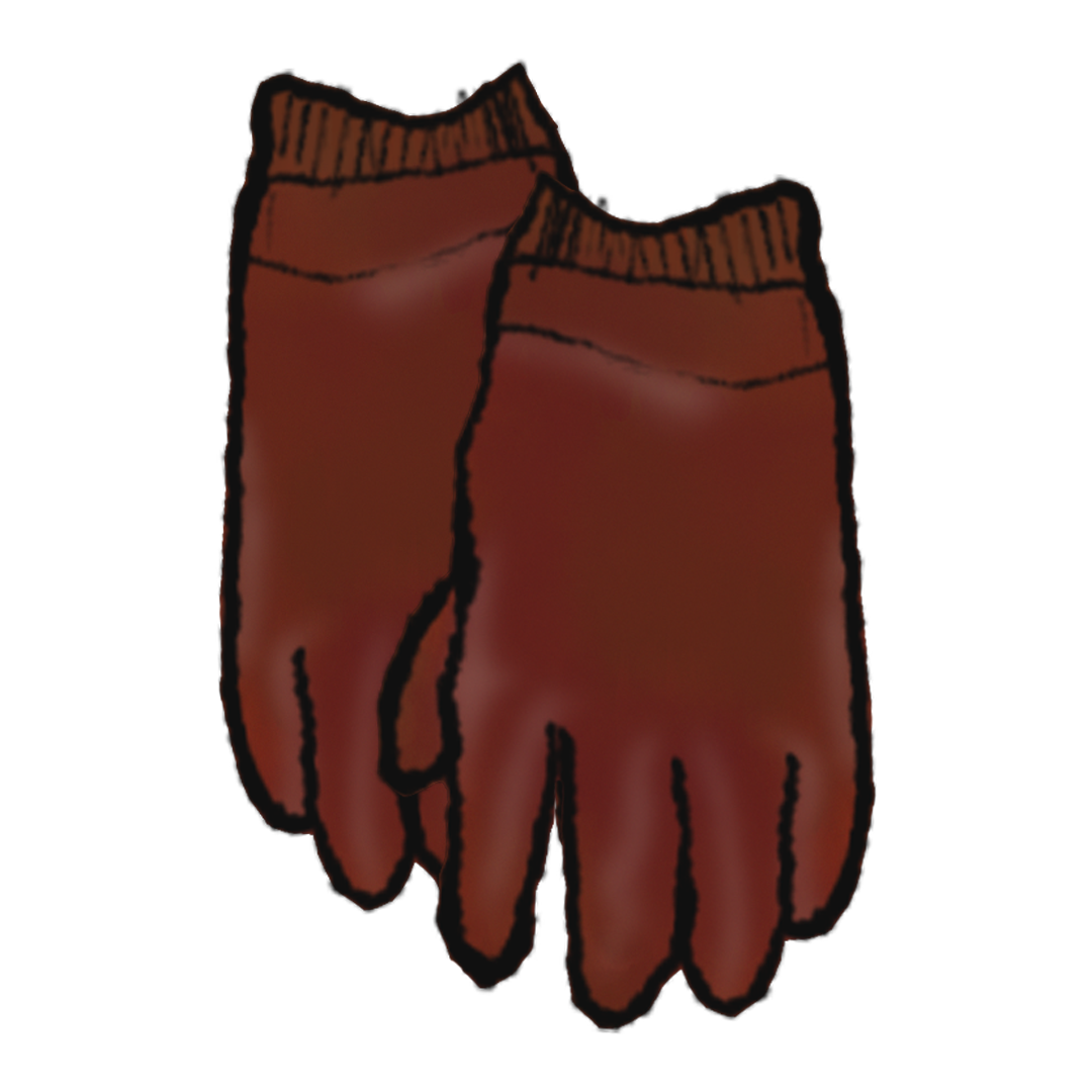 Yeezy Ye's Concert Red Gloves product image