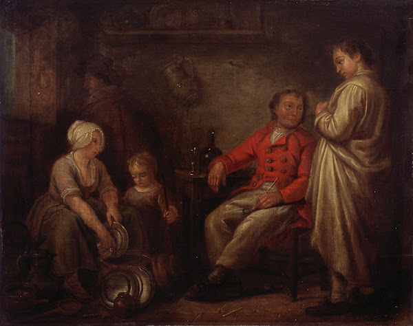 Interior with Figures 18th century