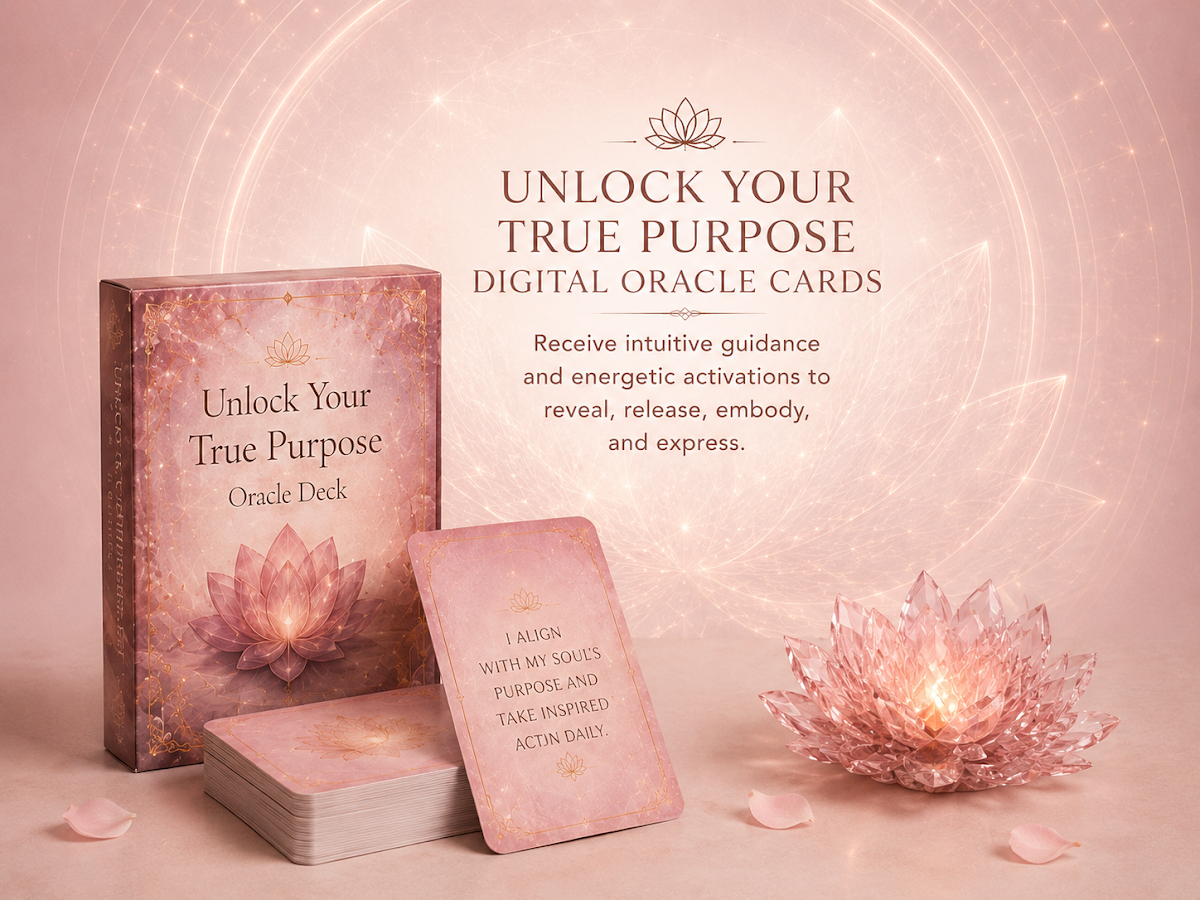 Unlock Your True Purpose Oracle Cards