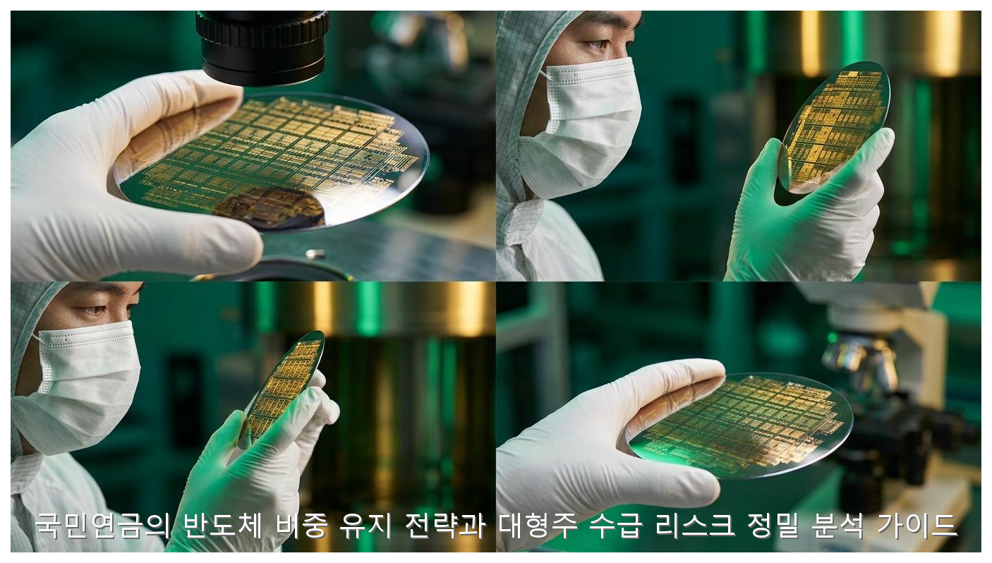 국민연금 반도체 비중 유지와 대형주 수급 리스크 대응법 핵심 안내 및 분석 인포그래픽 (5)