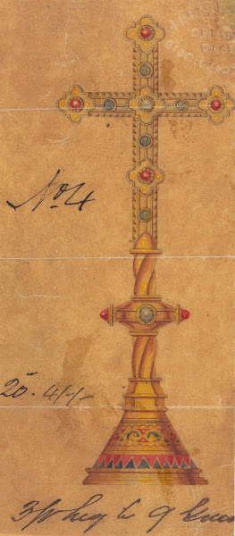 Design executed for Jones and Willis metal and wood workers and church furniture