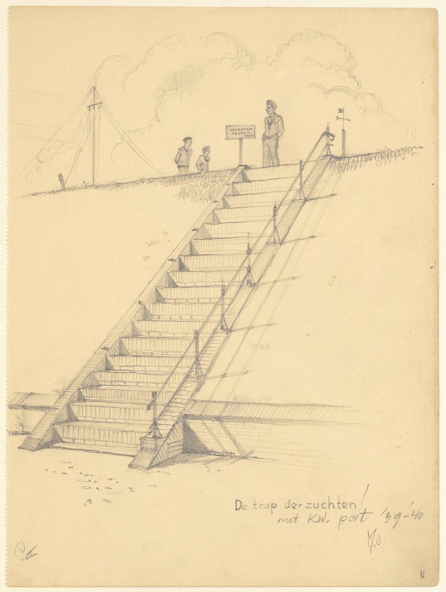 De trap der zuchten met KW Post 1939 1940