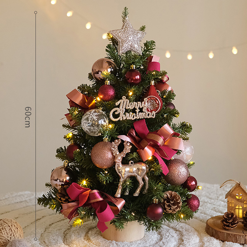 Mini Christmas tree set for table decoration