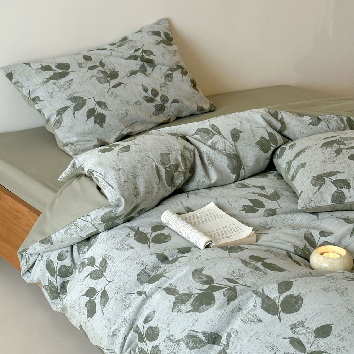 Cotton Bedding Set, 4-Piece, Floral Pattern