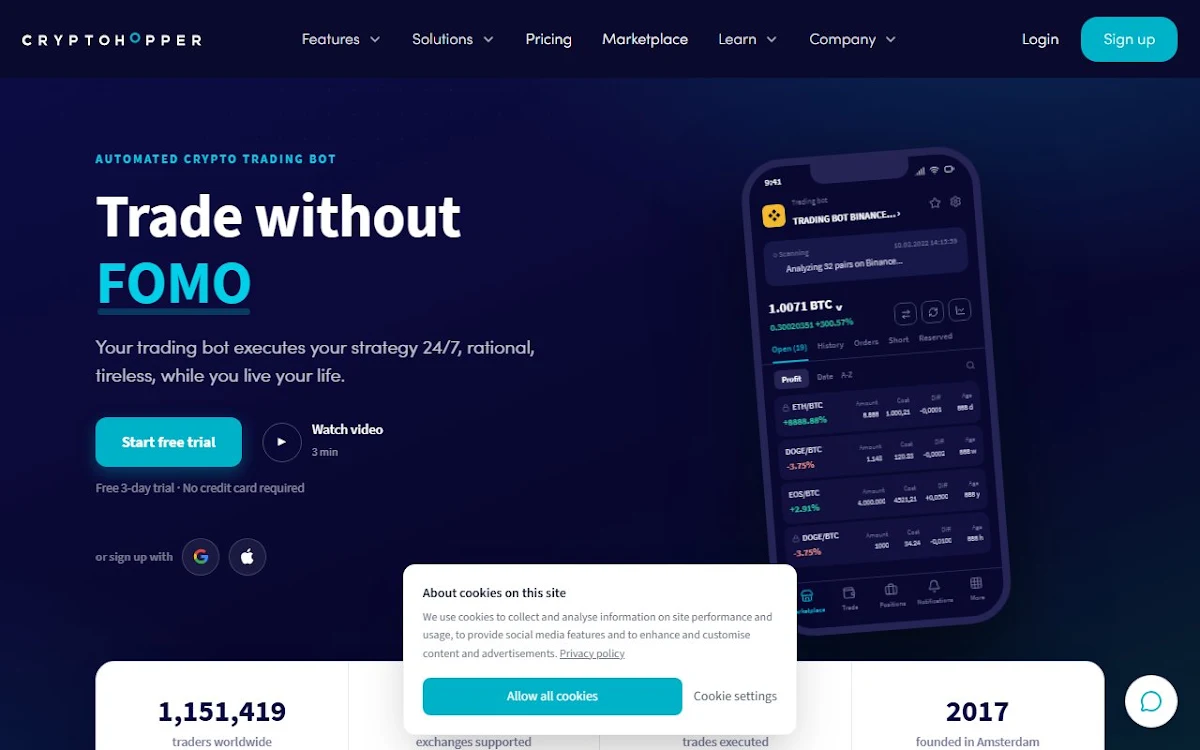 Captura de Crypto Predictor Bot