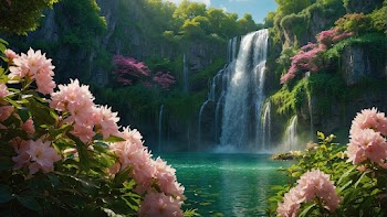 Nature Waterfall Wallpaper