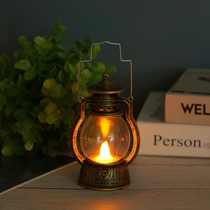 Dekorative LED-Laterne im Vintage-Stil
