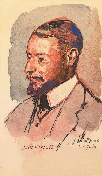 Portrait De Lartiste Alfred William Finch 1854 1930 1906