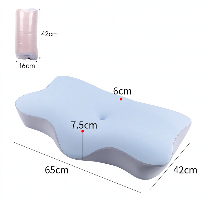 Ergonomic Memory Foam Neck Support Pillow