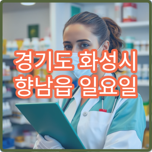 경기도 화성시 향남읍 일요일 당번약국 안내 오늘 영업 약국 정보