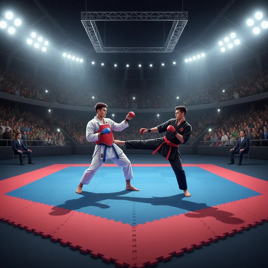 Jual matras beladiri standar pertandingan WKF atau IPSI