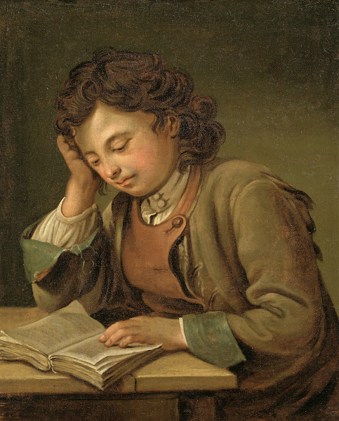A Boy Reading 1758