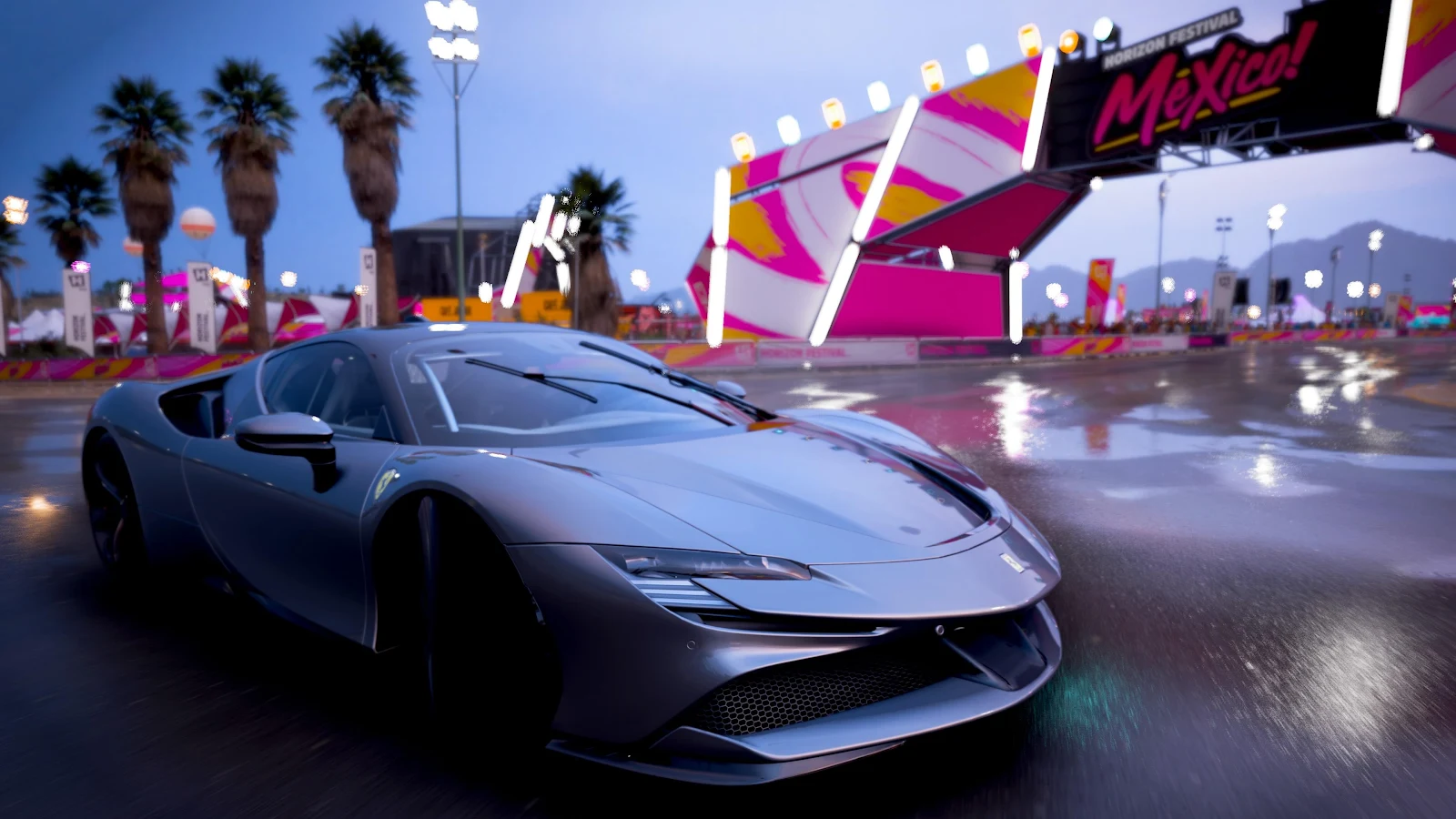 Ferrari SF90 In Forza Horizon - Video Game Photography 4K Wallpaper (3840x2160)