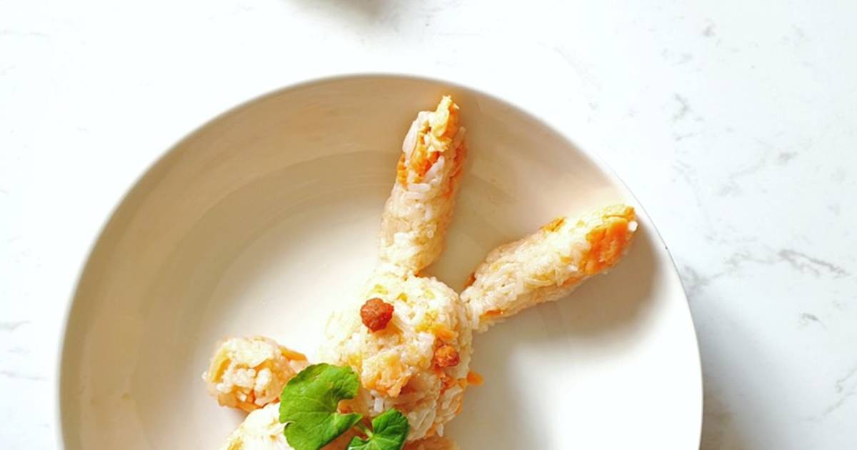 Bento thỏ cho bữa trưa