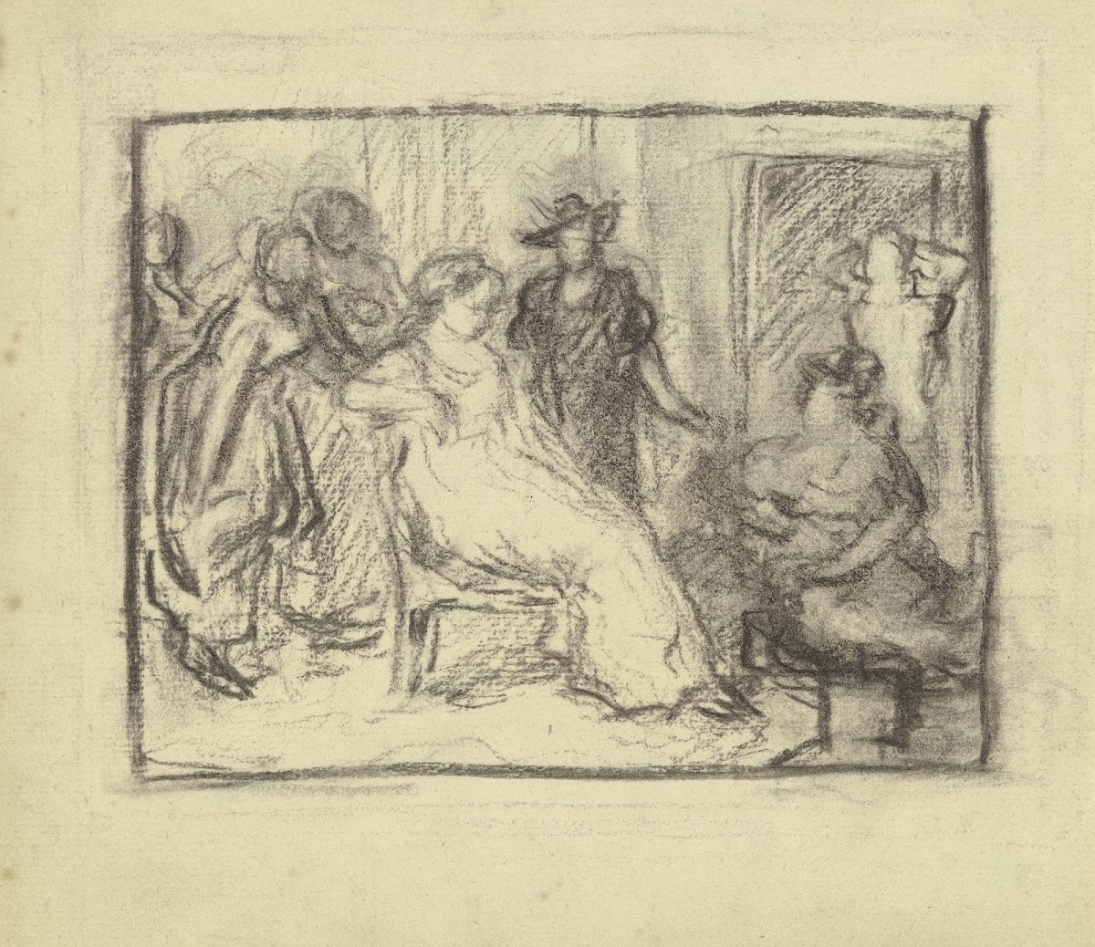 Vorbereitung zum Kostümball ca 1879 1880