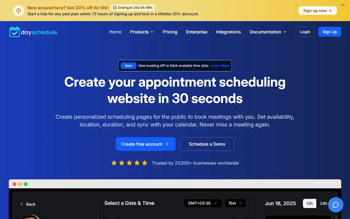 Captura de DaySchedule