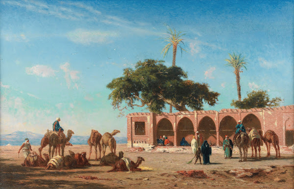 The Caravan RestingIn Siout Egypt