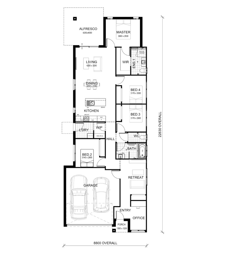House and Land Investment Property in Morayfield, QLD (4.45% Yield) | Aus Investment Properties - Floor Plan 1