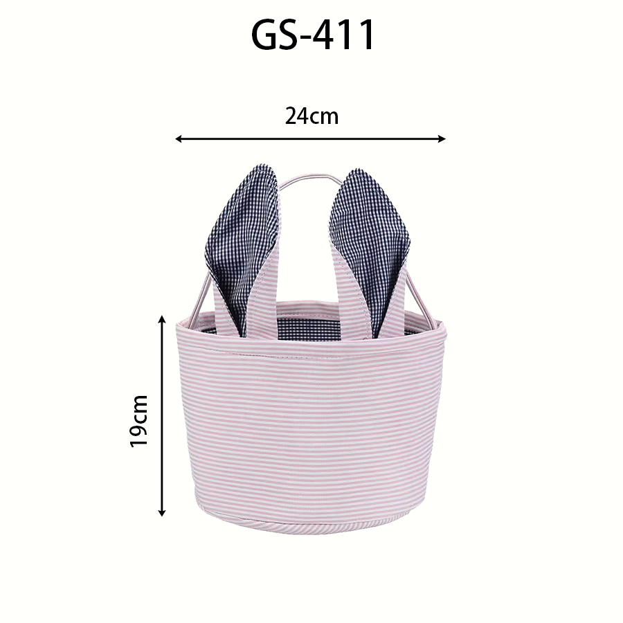 Striped Rabbit Ear Tote Bag - GS-411