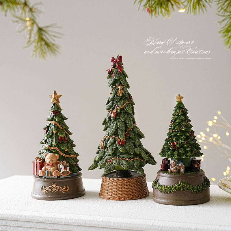 Weihnachts-Spieluhr aus Kunstharz