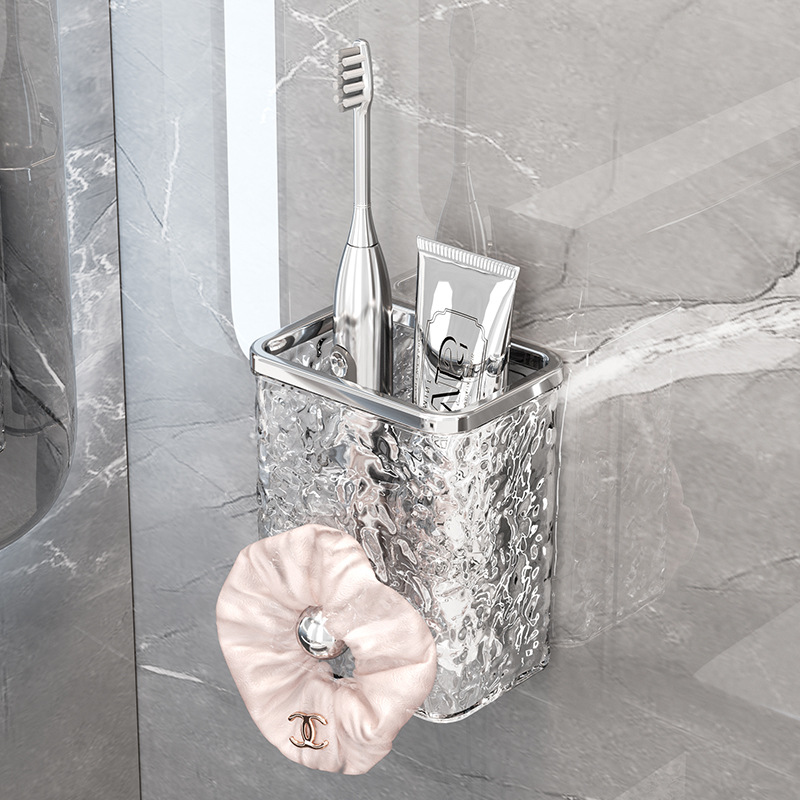 Wall-mounted storage box, self-adhesive