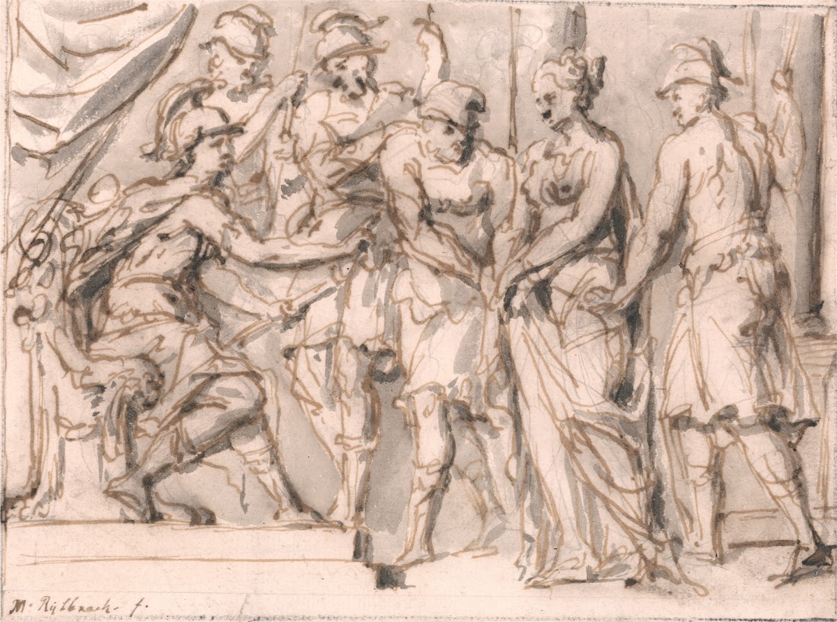 Sketch for The Continence of Scipio
