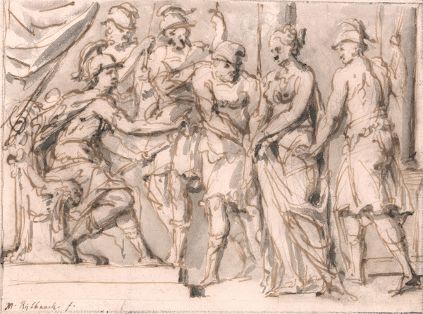 Sketch for The Continence of Scipio