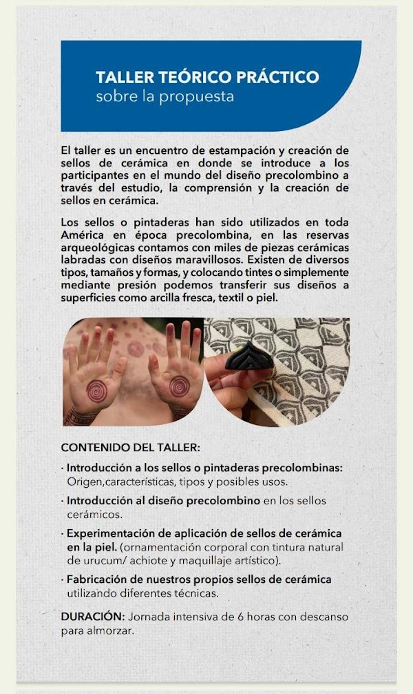 Taller de Sellos Precolombinos