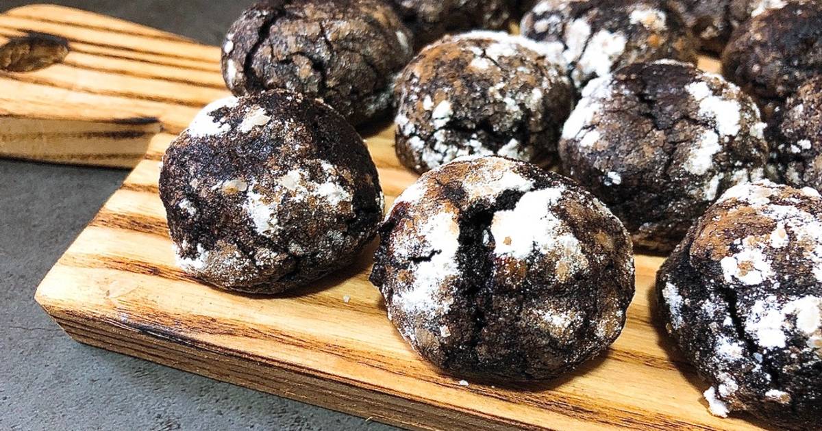 Chocolate Crinkles Cho Đêm Giáng Sinh Thêm Trọn Vị