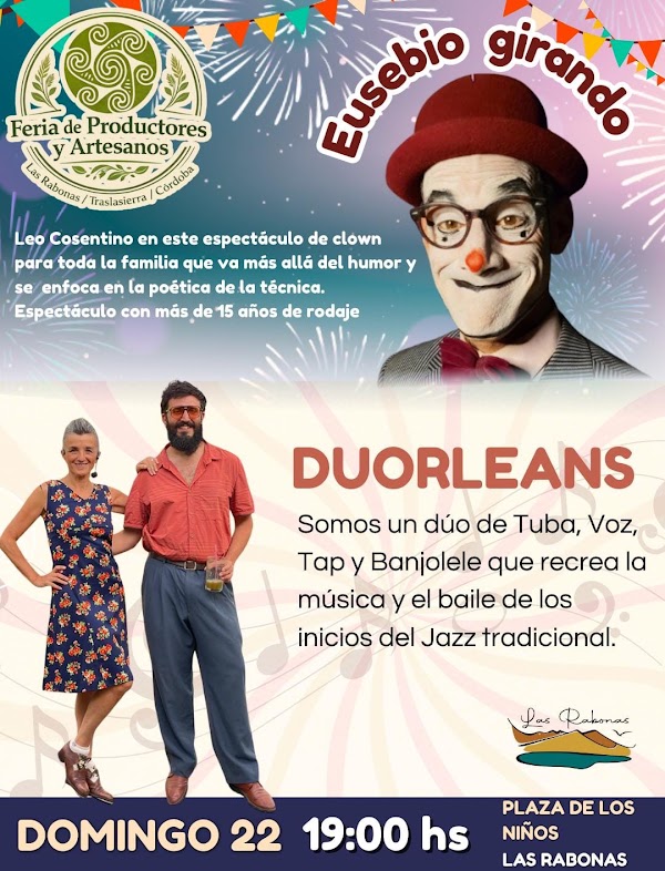 Feria de Productores y Artesanos con Leo Cosentino y Duorleans