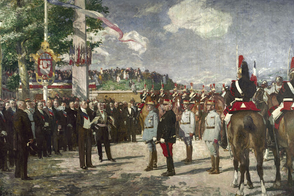 Réception à la porte Maillot des maréchaux Foch et Joffre le 14 juillet 1919 192