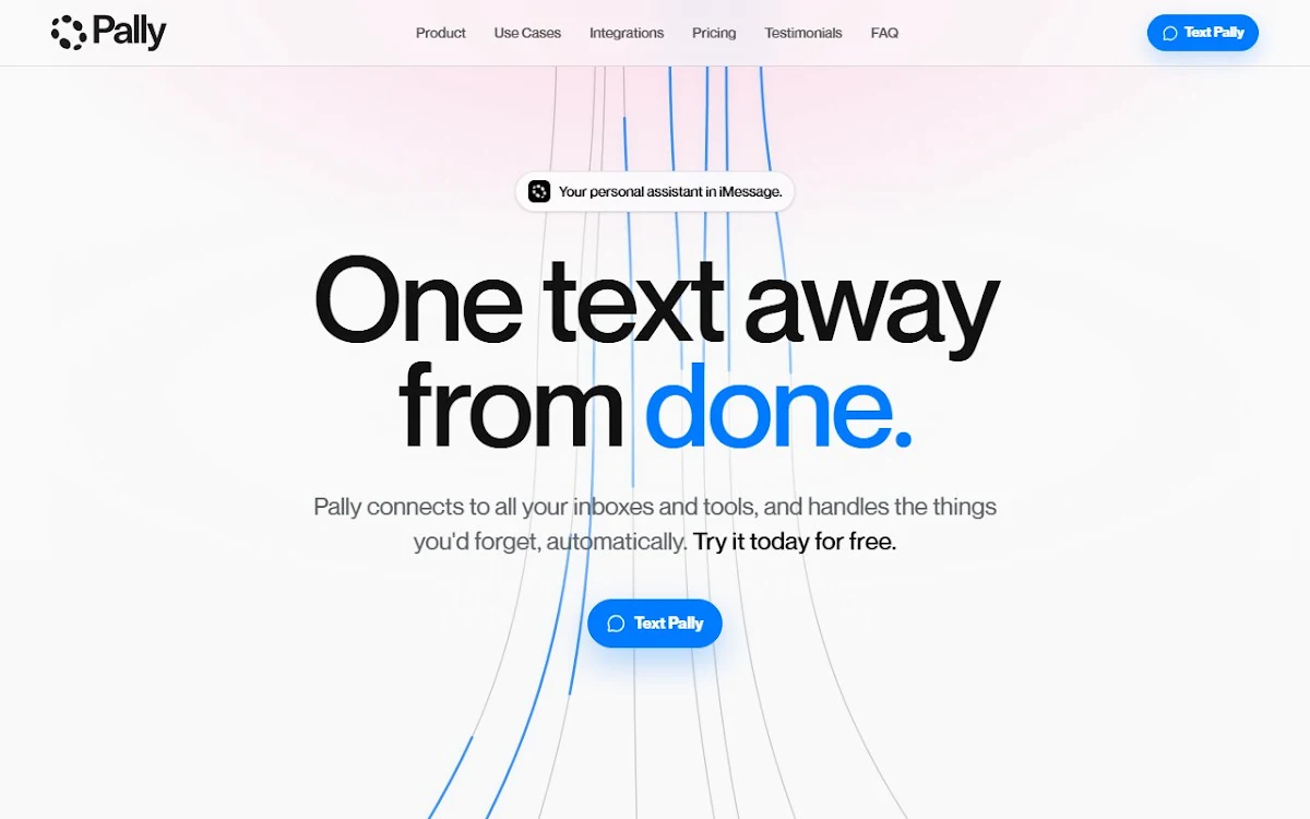 Captura de Pally AI Planning Assistant