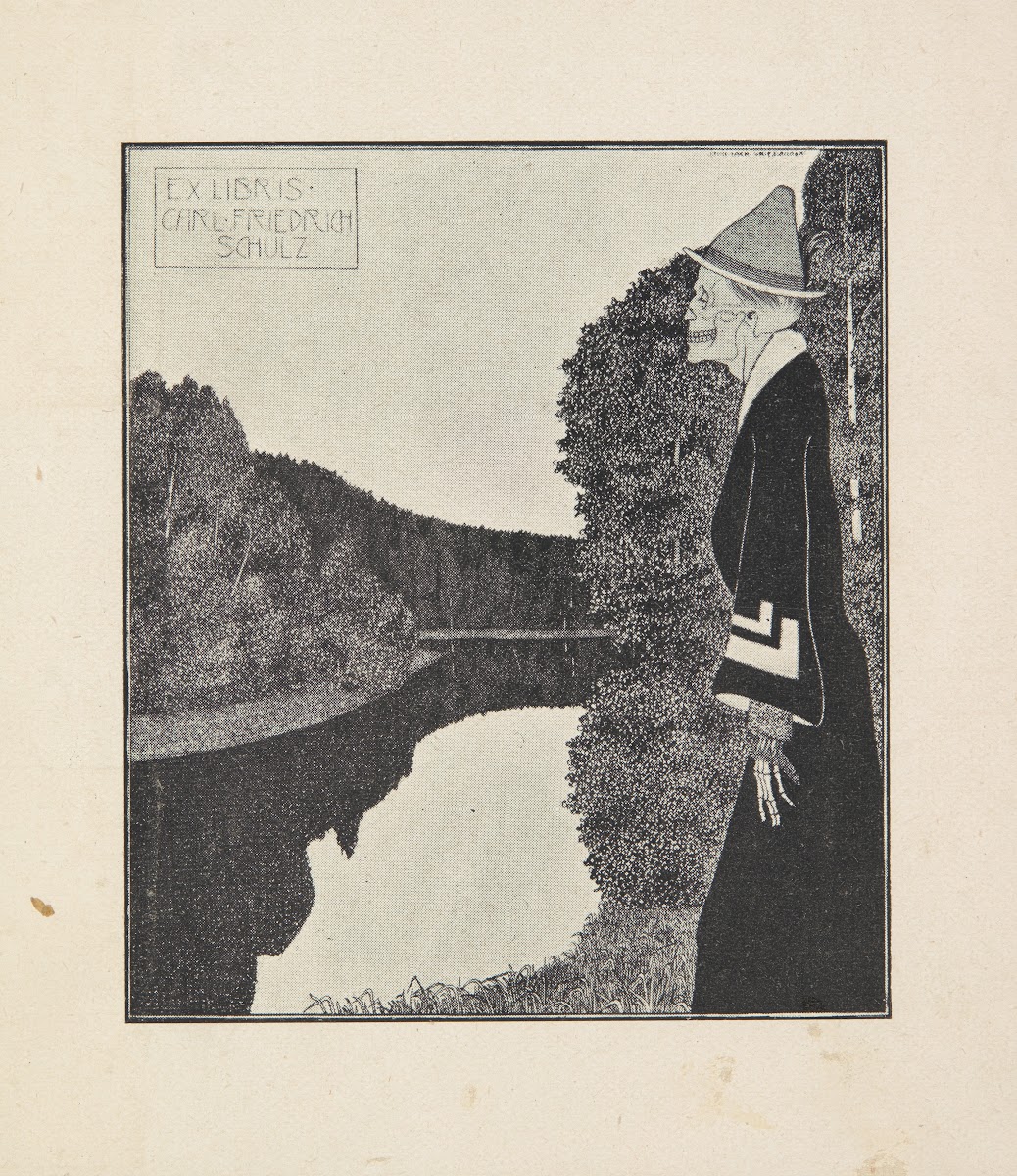 Ekslibris Carl Friedrich Schulz 1900 1914