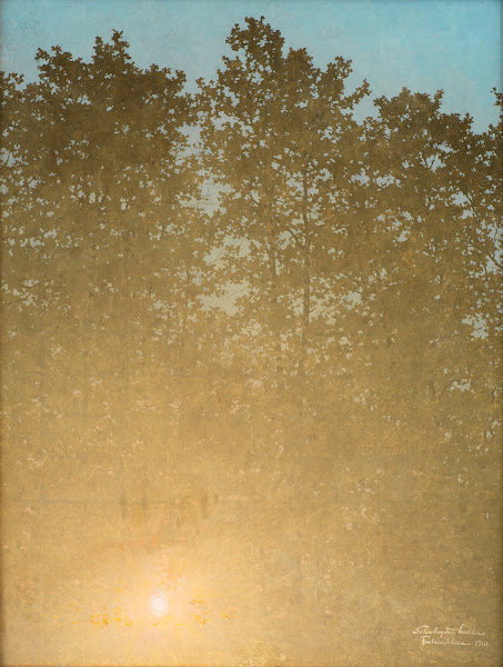 Sunset Fontainebleau 1899   1900