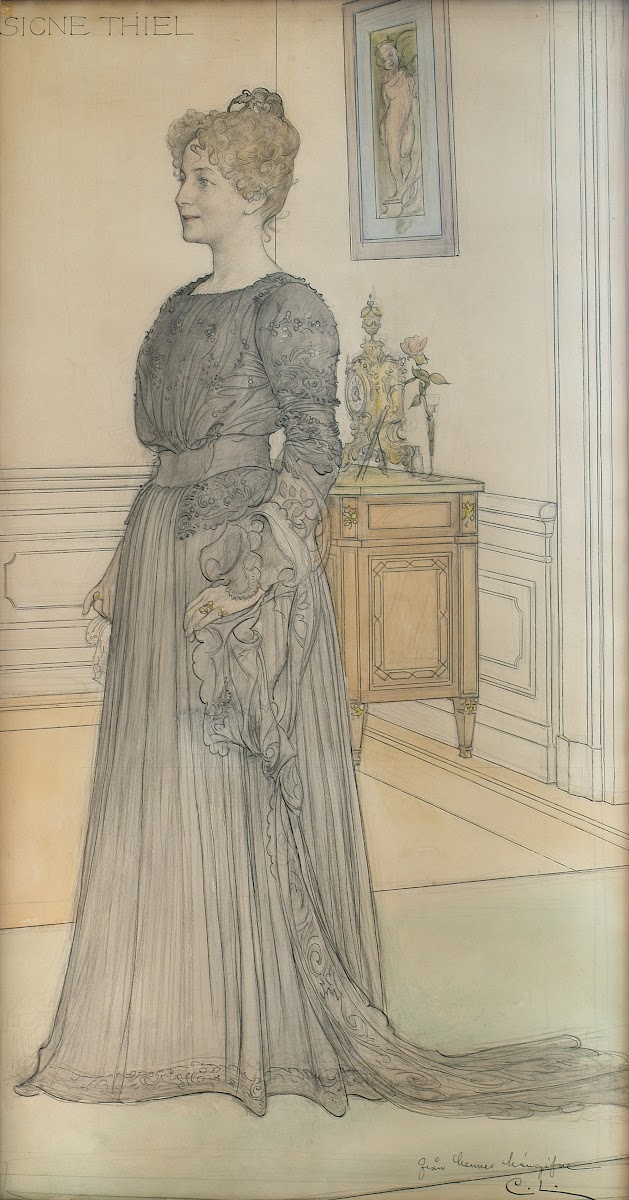 Portrait of Mrs Signe Thiel 1900