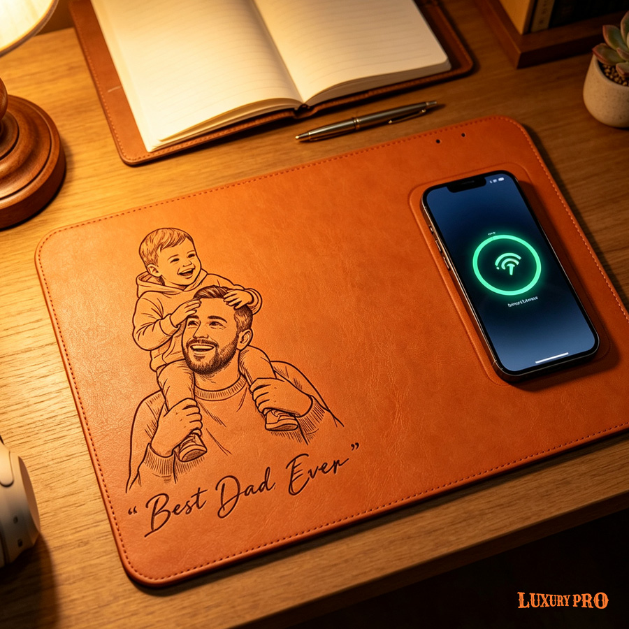 Wireless Charging Mouse Pad